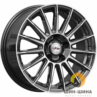 Диски IFREE 16" 5*114,3 6,5 Et45 D67,1 Азур КС1052 Блэк Джек (766809)