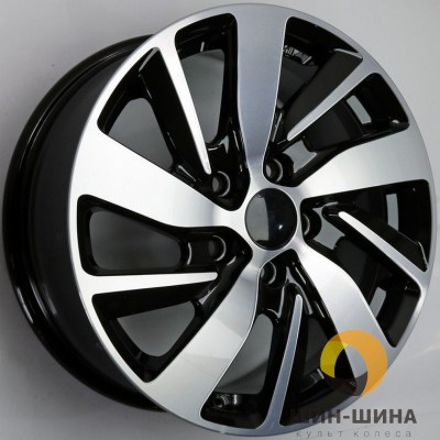Диск K&K 16" 5*114,3 6,5 Et46 D67,1 КС741 Алмаз черный (67969)