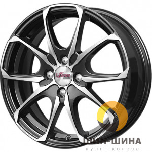 16" 5*114,3 6,0 Et40 D67,1 IFREE Такеши КС877-04 Блэк Джек (466804)