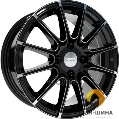Диски СКАД 17" 5*100 7,5 Et36 D57,1 ЛеМан алмаз (1950105)