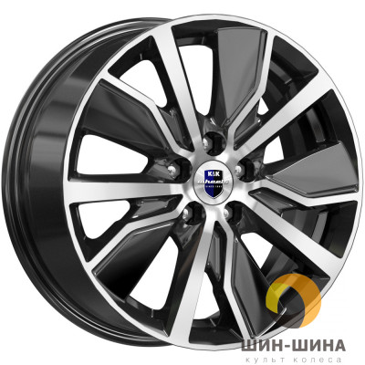 16" 5*110 6,5 Et38 D65,1 K&K Гамбит КС961 алмаз черный (78747)