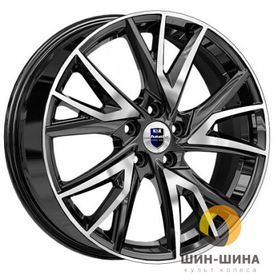 18" 5*114,3 6,5 Et42 D67,1 K&K Кайлас КС1054 алмаз черный (80556)