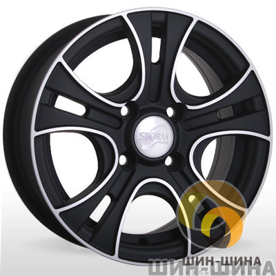 Диск Storm 14" 4*98 6,0 Et35 D58,6 BK-447 BPBLuL