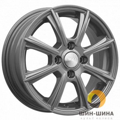 Диски СКАД 14" 4*100 5,5 Et43 D67,1 Монако графит (1670227)